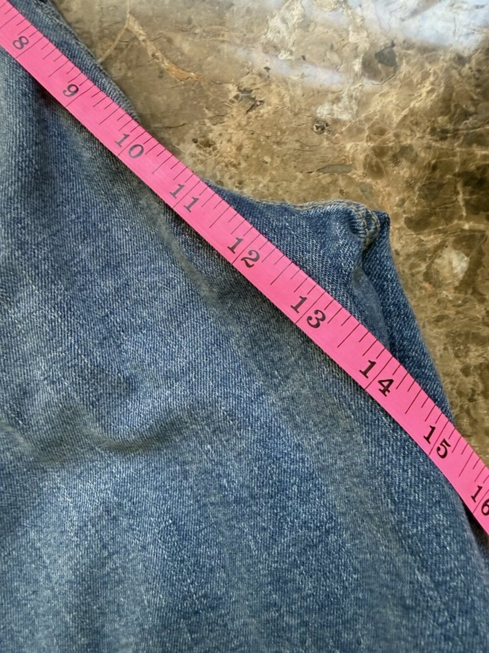 Free People We The Free Womens M Strapless Denim Jumpsuit Barrel Leg Blue NWT - Picture 8 of 12